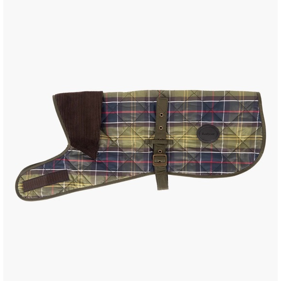 Barbour Quilted Tartan Dog Coat Size XL - Picture 1 of 11